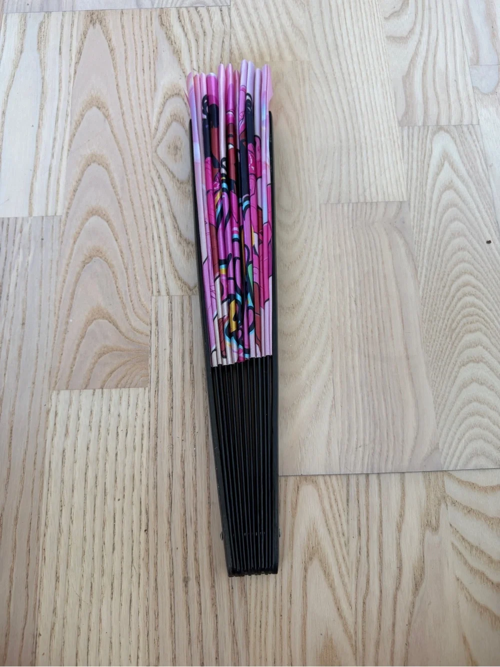 Large Pink Beyoncé Themed 'Where Them Fans At!' Folding Hand Fan